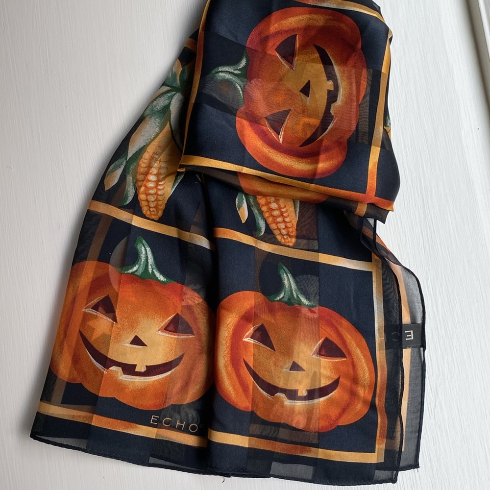 Echo Halloween Silk Scarf - Picture 4 of 6
